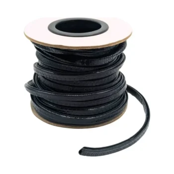 Unicrimp QGT10B Grommet Strip Edge Roll - 5mm x 8mm x 10m (Black)