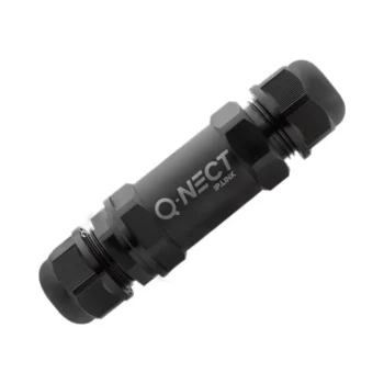 Unicrimp QOE3052BLK 5 Pole 2 Way 24A IP68 Inline Connector
