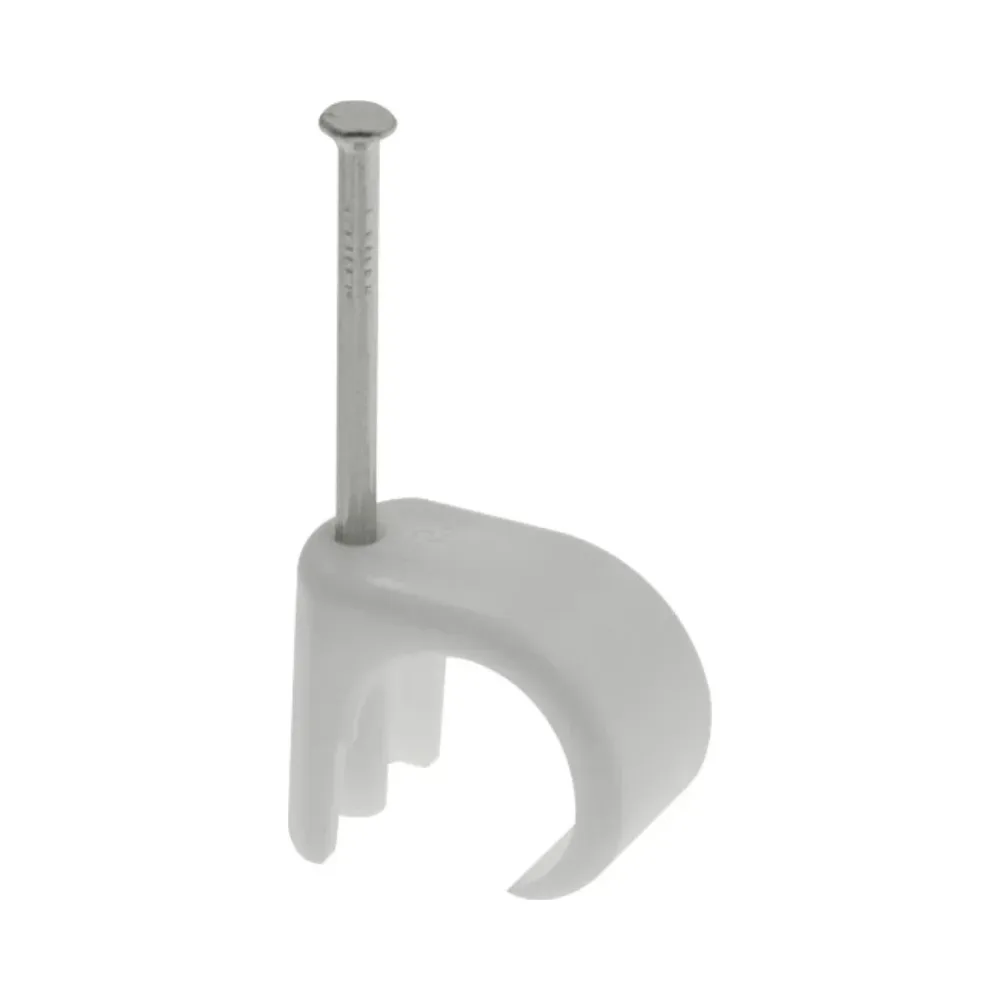 Unicrimp QRC10 10mm White Cable Clips 1 Unicrimp QRC10 10mm White Cable Clips