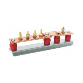 Various Suppliers EBC104C/WLINK Earth Bar 4 Way with Single Disconnect Link M10 Studs
