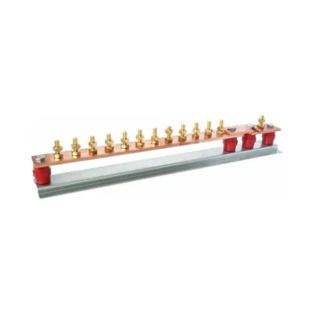 Various Suppliers EBC114C/WLINK Earth Bar 14 Way with Single Disconnect Link M10 Studs