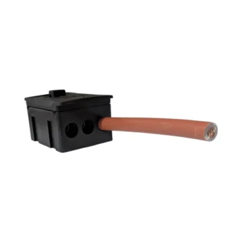 WCED WTB5-BK 5 Way 100A Single Pole Terminal Block - Black 2