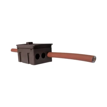 WCED WTB5-BR Single Pole 100A Terminal Block - Brown 2