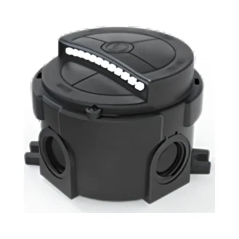 WISKA 10112591 COMBI 304 LED Light AC BK – 2.5W Surface Mount IP66 LED Luminaire – Black 2