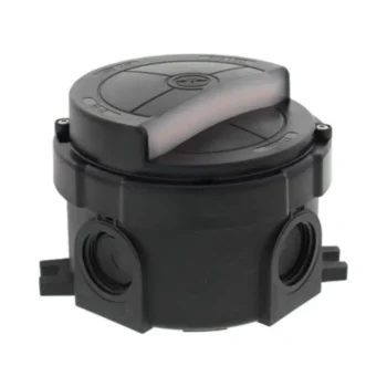 WISKA 10112591 COMBI 304 LED Light AC BK – 2.5W Surface Mount IP66 LED Luminaire – Black