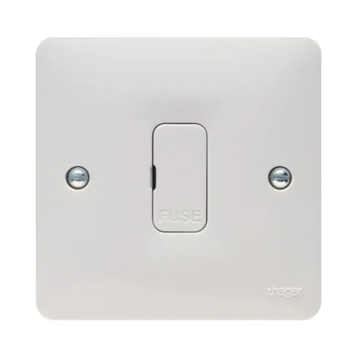 Hager Sollysta WMSSU83 13A Unswitched Fused Spur 1 Hager WMSU83 Hager Sollysta WMSSU83 13A Unswitched Fused Spur
