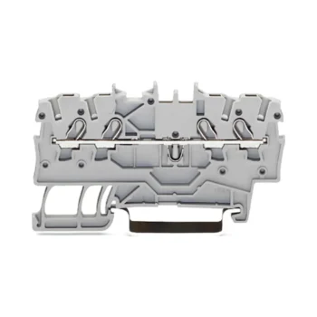 Wago 2000-1401 Wago 2000 4-Conductor Through Terminal Block - 1 mm² Grey 1