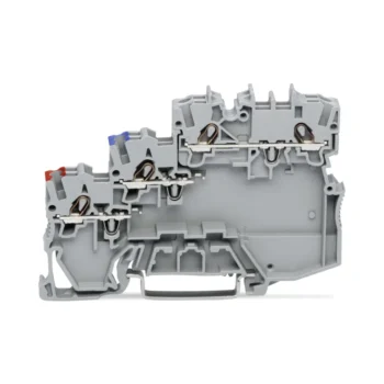 Wago 2000-5311 Wago 2000 3-Conductor Sensor Terminal Block with Colored Conductor Entries - 1 mm² Grey 1