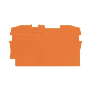 Wago 2002-1292 Wago 2002 End and Intermediate Plate - 0.8 mm Orange