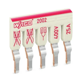 Wago 2002-475 Wago 2002-475 Staggered Jumper 5 Way Insulated Grey - Pack of 1