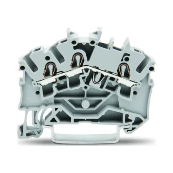 Wago 2002-6301 Wago 2002 3-Conductor Through Terminal Block - 2.5 mm² Grey 1