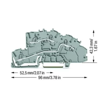 Wago 2003-7642 Wago Multilevel Terminal Block 2003-7642 - Pack of 1 2