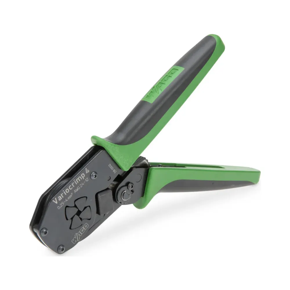 Wago 206-1204 Variocrimp 4 Crimping Tool for Insulated and Uninsulated Ferrules 0.25 to 4.0mm² 1 Wago 206-1204 Wago Variocrimp 4 Crimping Tool for Insulated and Uninsulated Ferrules 0.25 to 4.0 mm² 1