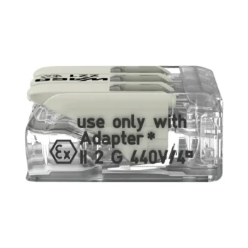 Wago 221-483 3 Way EX E Lever Connector - Pack of 50 2