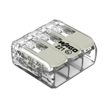 Wago 221-483 3 Way EX E Lever Connector - Pack of 50