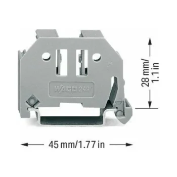 Wago 249-117 Wago Screwless End Stop 249-117 - Pack of 1 2
