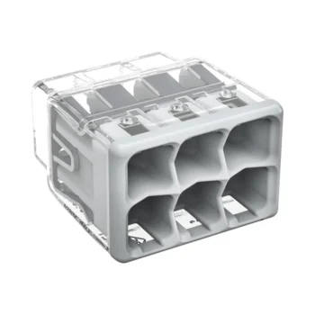 Wago 2773-406 2773-406 Wago Push Wire Connector 6 Way 4mm - Pack of 50 1