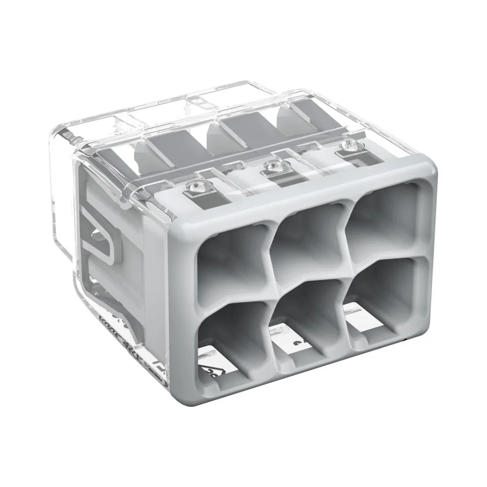Wago 2773-406 Push Wire Connector 6 Way 4mm - Pack of 50 1 Wago 2773-406 2773-406 Wago Push Wire Connector 6 Way 4mm - Pack of 50 1