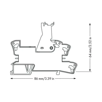 Wago 788-384 Wago 788 Relay Module with 2 Driven Changeover Contacts - 24V DC 6A 2.5 mm² Grey 2