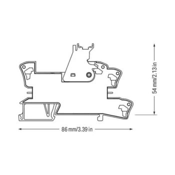 Wago 788-516 Wago 788 Relay Module with 2 Changeover Contacts - 230V AC 8A 2.5 mm² Grey 2