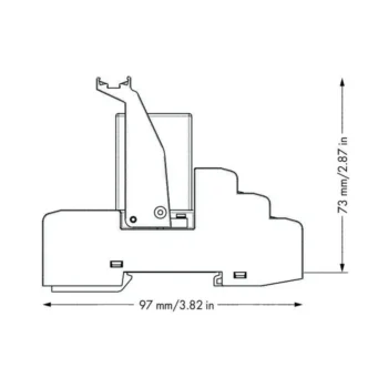 Wago 858-304 Wago 858 Manual Operation Relay Module with 4 Changeover Contacts - 24V DC 5A 1.5mm² Grey 2