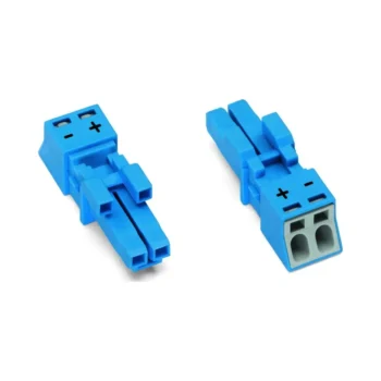 Wago 890-1102 Wago Socket 2-pole Cod. I 1.50 mm² - Blue 1