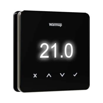 Warmup ELM-01-OB-DC Warmup Element WiFi Thermostat - Black with Dark Chrome
