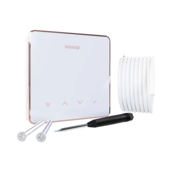 Warmup ELM-01-WH-RG Warmup Element WiFi Thermostat - White with Rose Gold 2