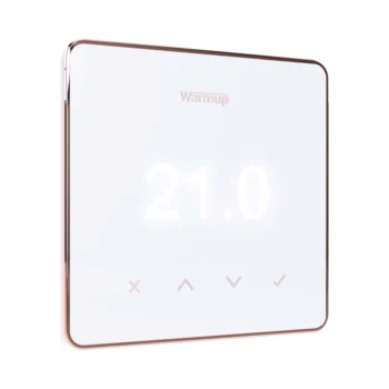 Warmup ELM-01-WH-RG Warmup Element WiFi Thermostat - White with Rose Gold 1