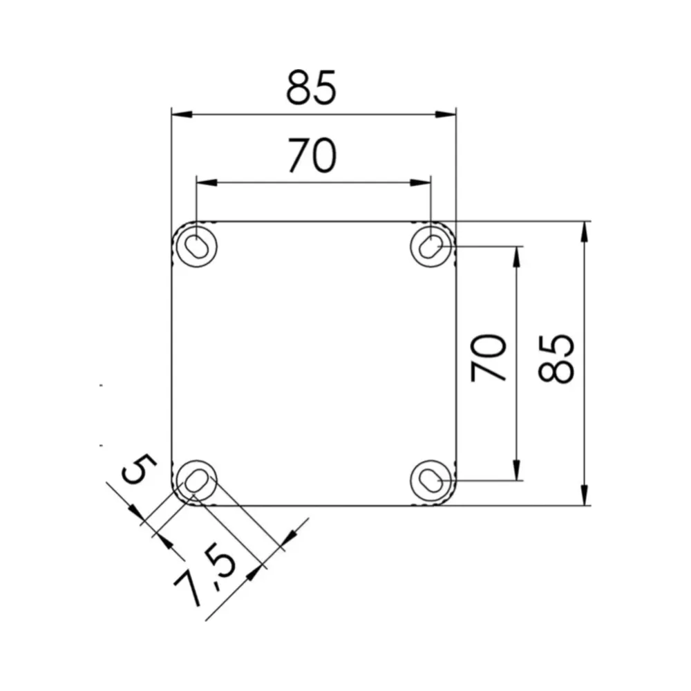 Wiska | 10060581 | COMBI 308 | Junction Box | Black | Empty 2 Wiska 10060581 COMBI 308 Junction Box (Black) 2
