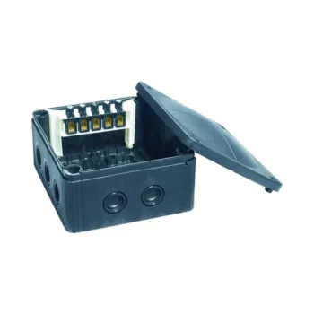 Wiska 10101463 COMBI 1210/5 Black Junction Box 2