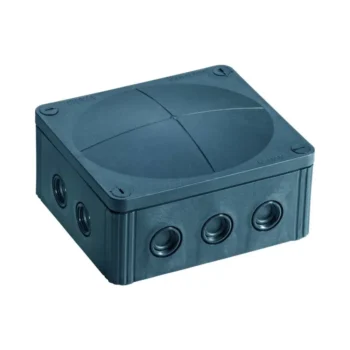 Wiska 10101463 COMBI 1210/5 Black Junction Box