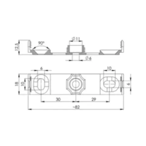 Wiska 10105601 COMBI 407 Black Junction Box 4 Wiska 10105601 COMBI 407 Black Junction Box 4