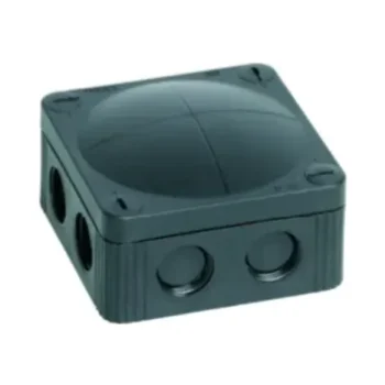 Wiska 10105601 COMBI 407 Black Junction Box