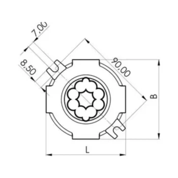 Wiska 10110630 COMBI 304 Black Junction Box 2