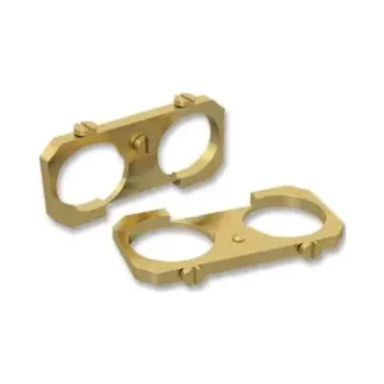 Wiska EC308 Brass Earthing Plate COMBI308 - Pack of 2