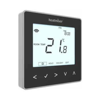 Heatmiser neoStat12vB Heatmiser neoStat 12v V2 - Programmable Thermostat - Black