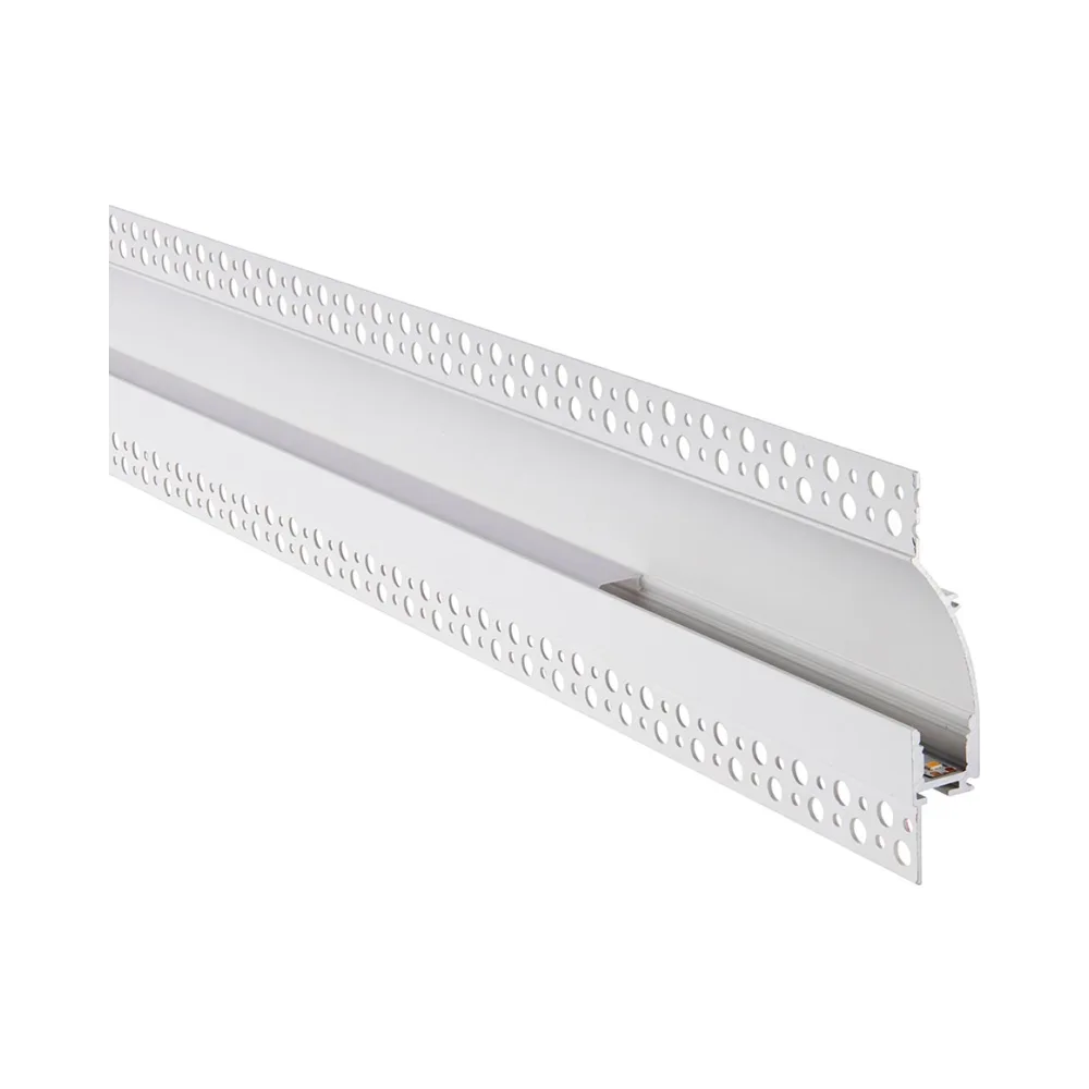 Saxby Rigel Wall Flange Plaster-in Aluminium Profile/Extrusion - 2m White 4 Saxby 102665 Saxby Rigel Wall Flange Plaster-in Aluminium Profile/Extrusion - 2m White 4