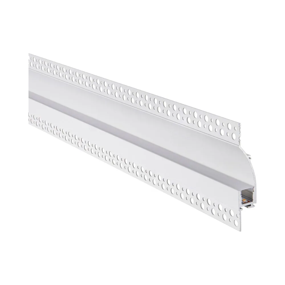 Saxby Rigel Wall Flange Plaster-in Aluminium Profile/Extrusion - 2m White 6 Saxby 102665 Saxby Rigel Wall Flange Plaster-in Aluminium Profile/Extrusion - 2m White 6