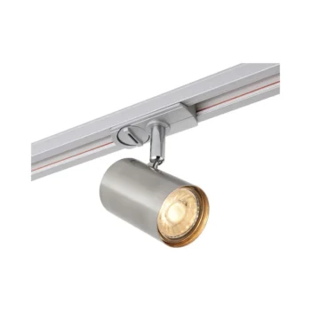 Saxby 103849 Saxby Arezzo GU10 Track Head 7W - Satin Chrome 1