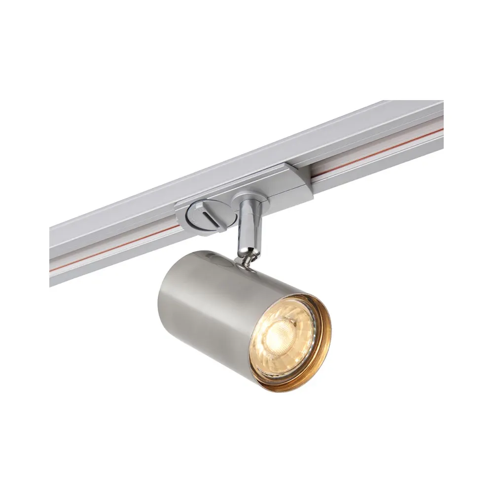 Saxby Arezzo GU10 Track Head 7W - Satin Chrome 1 Saxby 103849 Saxby Arezzo GU10 Track Head 7W - Satin Chrome 1
