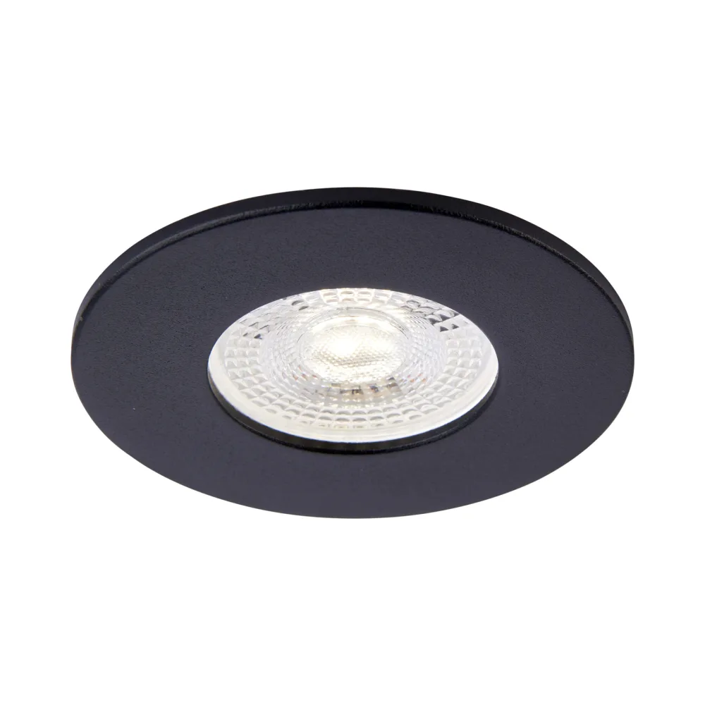 Saxby ShieldONE 65 Fixed Black Bezel 2 Black Fixed Bezel for Saxby ShieldONE 65 GU10 Downlight