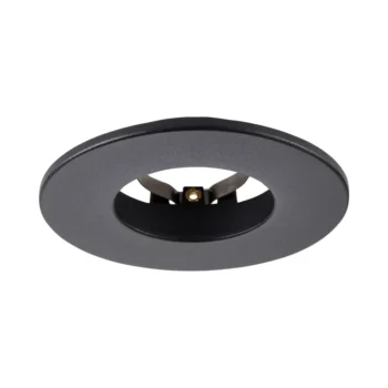 Black Fixed Bezel for Saxby ShieldONE 65 GU10 Downlight