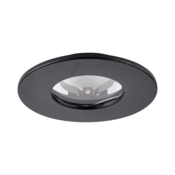 Black IP65 Bezel for Saxby ShieldONE 65 GU10 Downlight