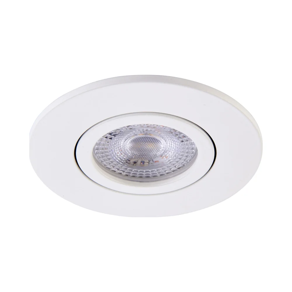 Saxby ShieldONE 75 Tilt White Bezel 4 White Tilt Bezel for Saxby ShieldONE 75 GU10 Downlight