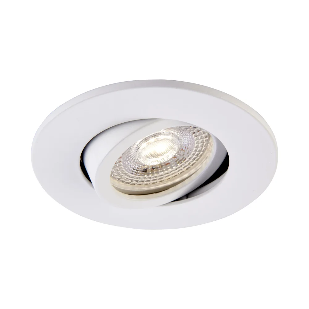 Saxby ShieldONE 75 Tilt White Bezel 3 White Tilt Bezel for Saxby ShieldONE 75 GU10 Downlight