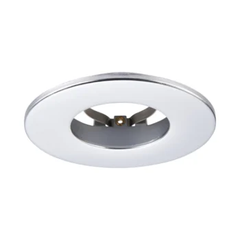 Silver Fixed Bezel for Saxby ShieldONE 65 GU10 Downlight