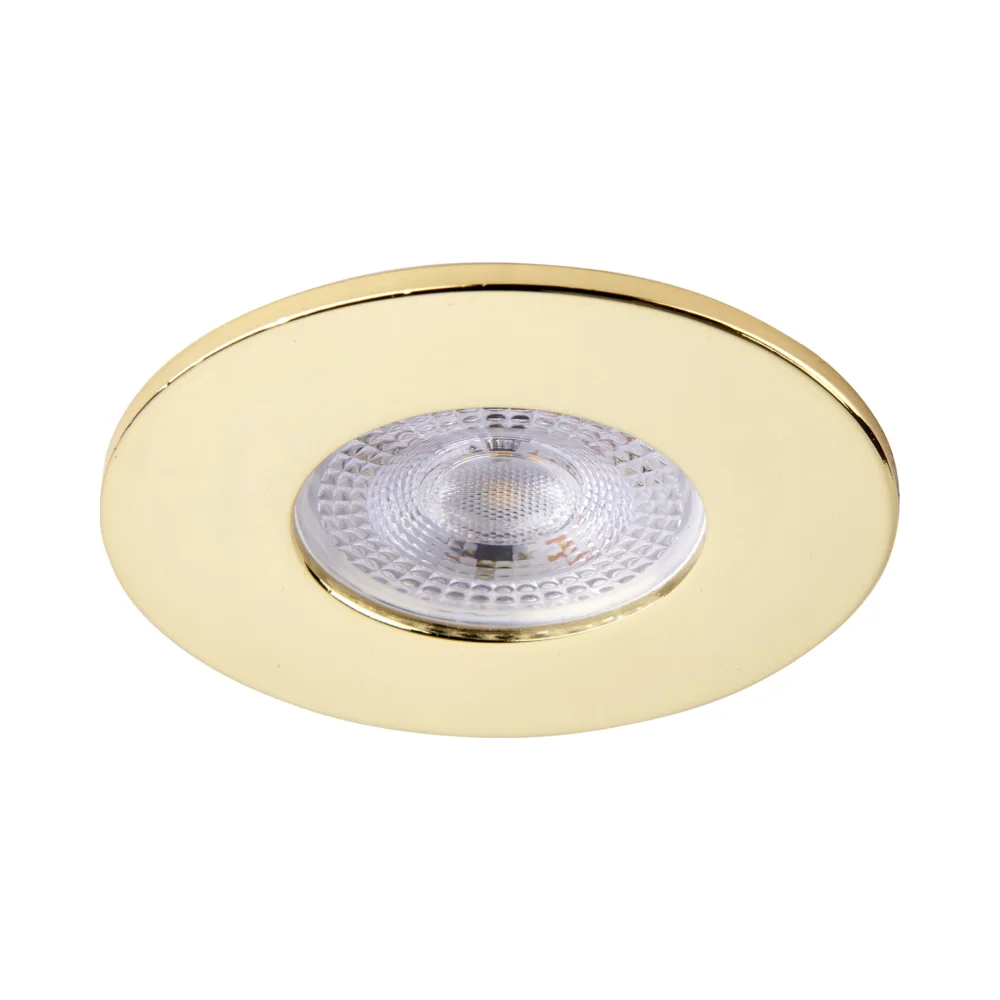 Saxby ShieldONE 65 Fixed Brass Bezel 2 Brass Fixed Bezel for Saxby ShieldONE 65 GU10 Downlight