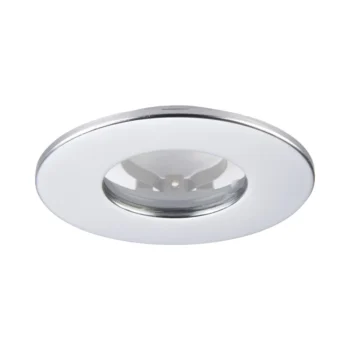 Silver IP65 Bezel for Saxby ShieldONE 65 GU10 Downlight