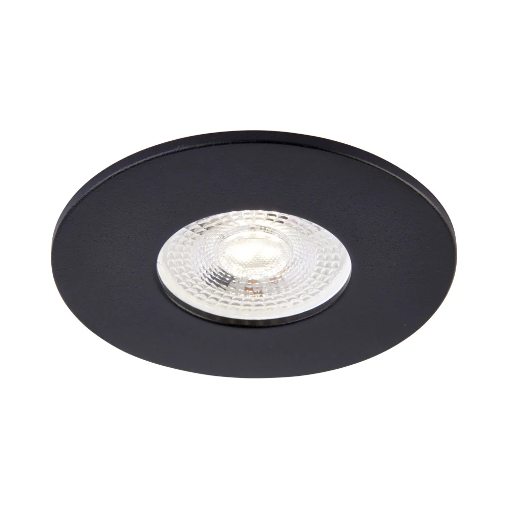 Saxby ShieldONE 75 Fixed Black Bezel 3 Black Fixed Bezel for Saxby ShieldONE 75 GU10 Downlight